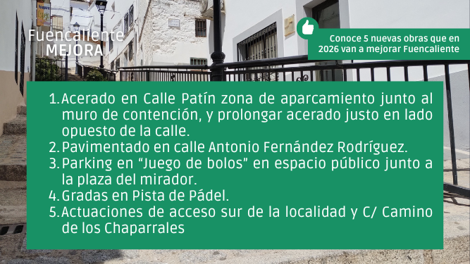 5 obras 2026